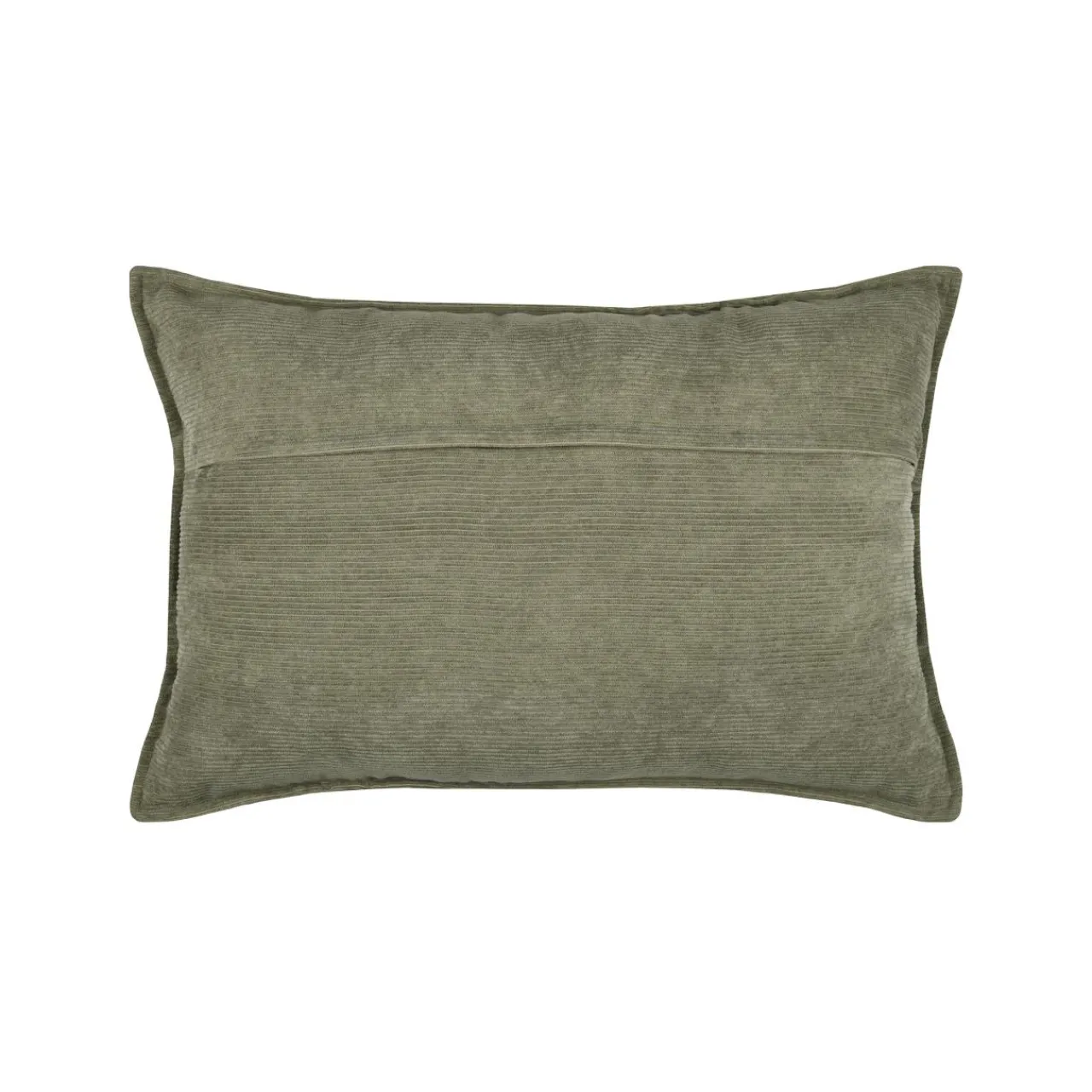 Coussin Et Housse|STOF Coussin rectangulaire velours (40 x 60 cm) Dandy Vert kaki