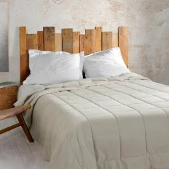 Couvre-Lit Et Édredon|LINDER Couvre lit matelassé (250 x 260 cm) Vercors Ecru