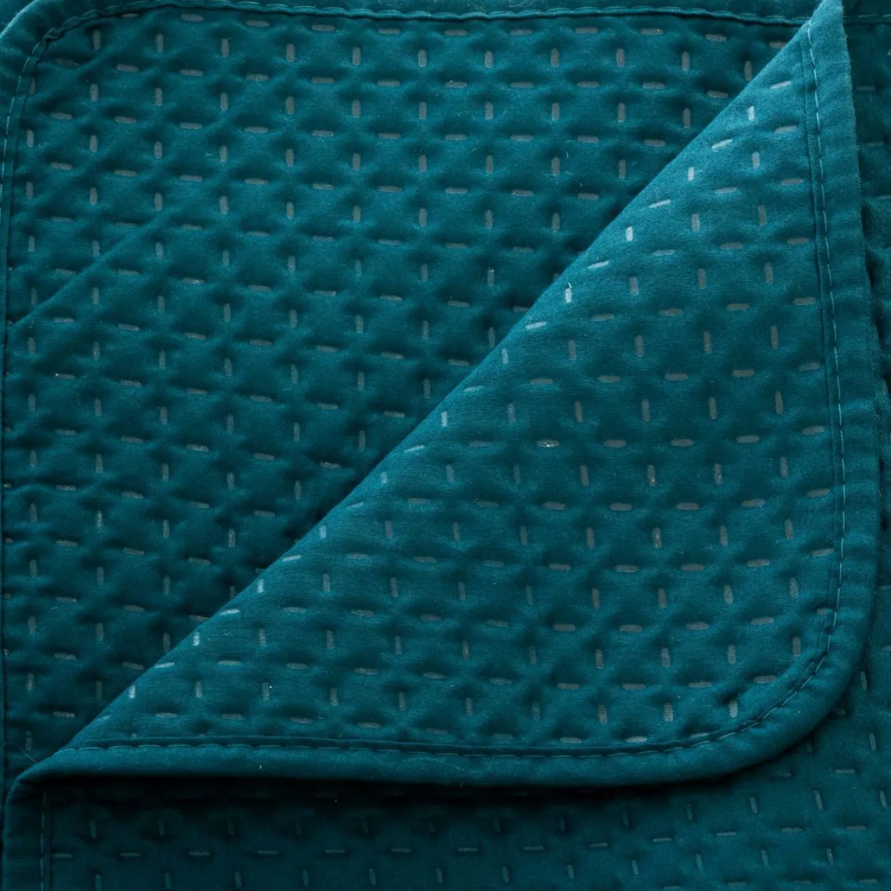 Couvre-Lit Et Édredon|ATMOSPHERA Couvre-lit et taies d'oreiller (240 x 260 cm) Dolce canard Bleu