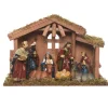 Crèche De Noël|KAEMINGK Crèche de Noël complète (H21 cm) Saint-Daniel