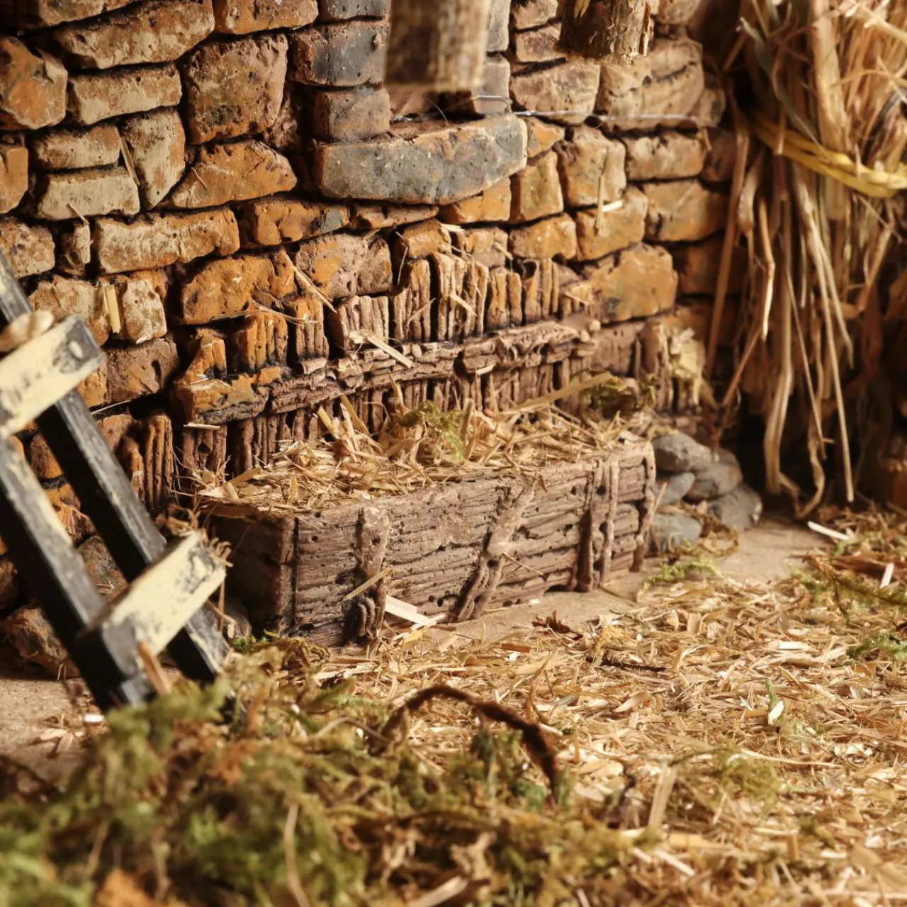 Crèche De Noël|KAEMINGK Crèche de Noël vide (Hauteur 25 cm) Saint-Charly Naturel