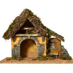 Crèche De Noël|KAEMINGK Crèche de Noël vide (Hauteur 27 cm) Sainte-Léa Naturel