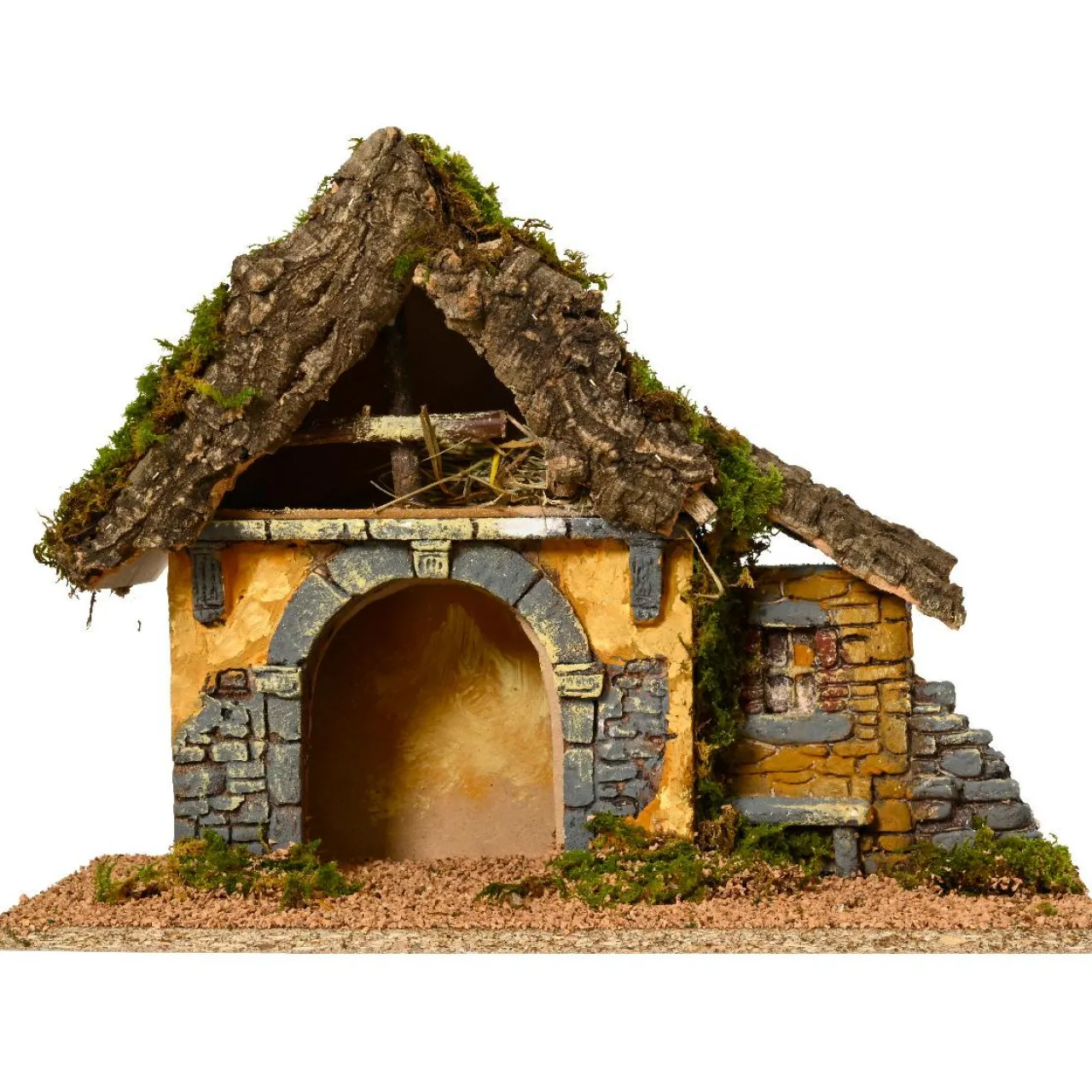 Crèche De Noël|KAEMINGK Crèche de Noël vide (Hauteur 27 cm) Sainte-Léa Naturel