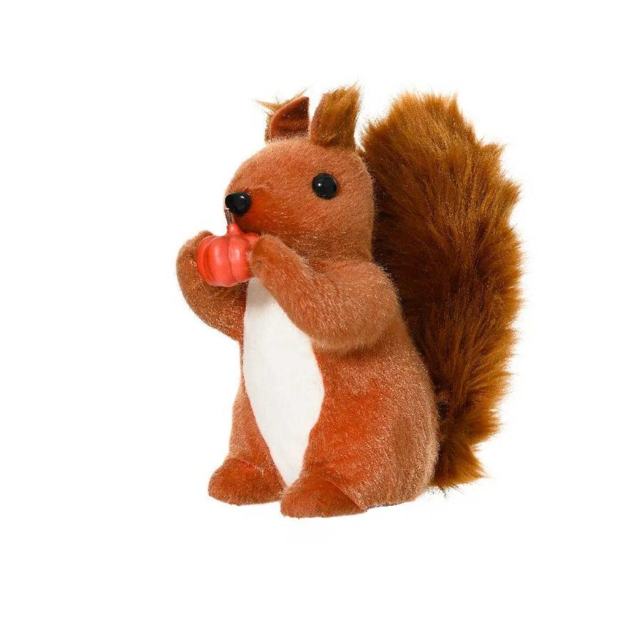 Père Noël, Animaux Et Personnage|KAEMINGK Écureuil de Noël (H23 cm) Gribouille et citrouille Marron