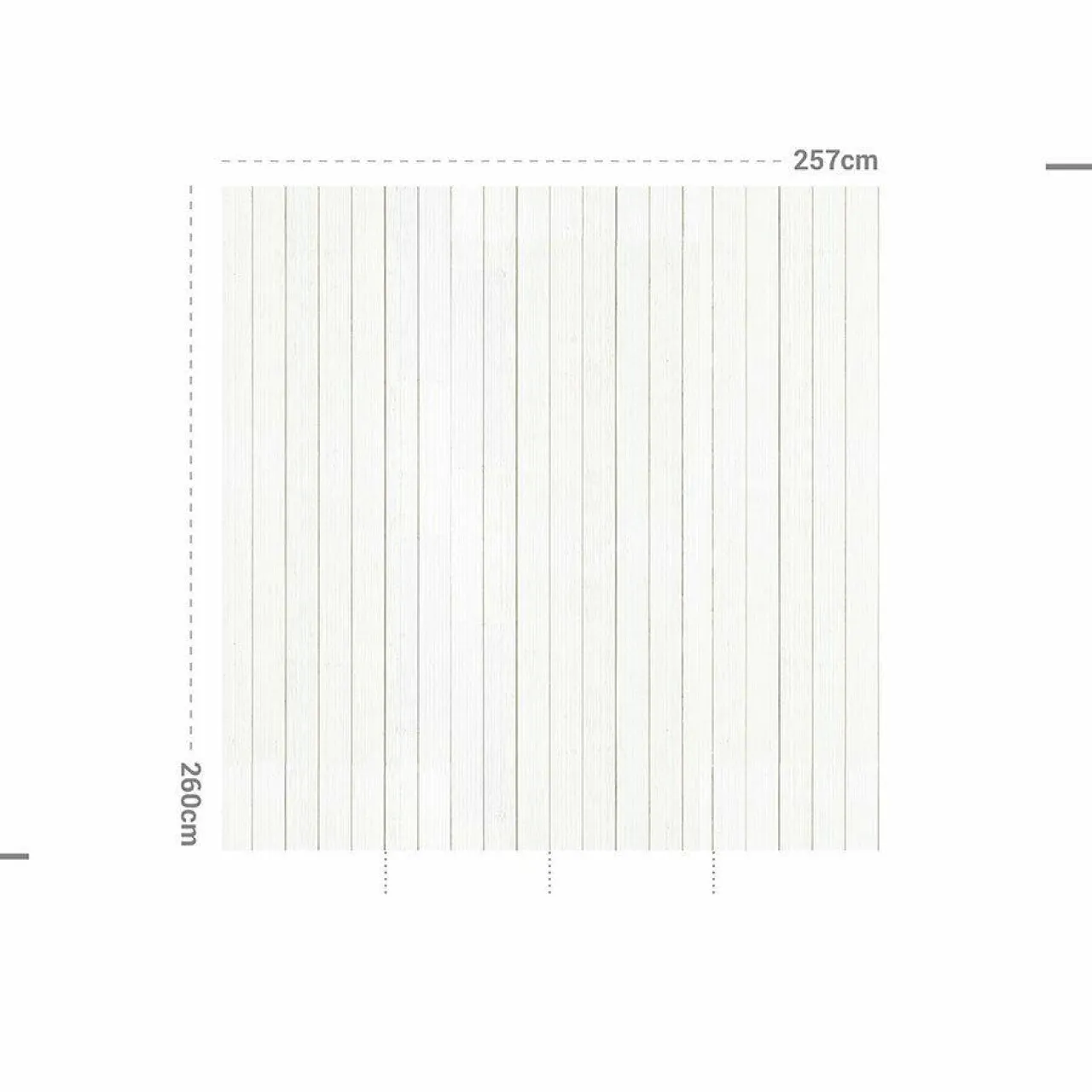 Décoration Murale Adhésive|MOTIF Décoration murale adhésive (257 x 260 cm) Coton et Lavande Gris