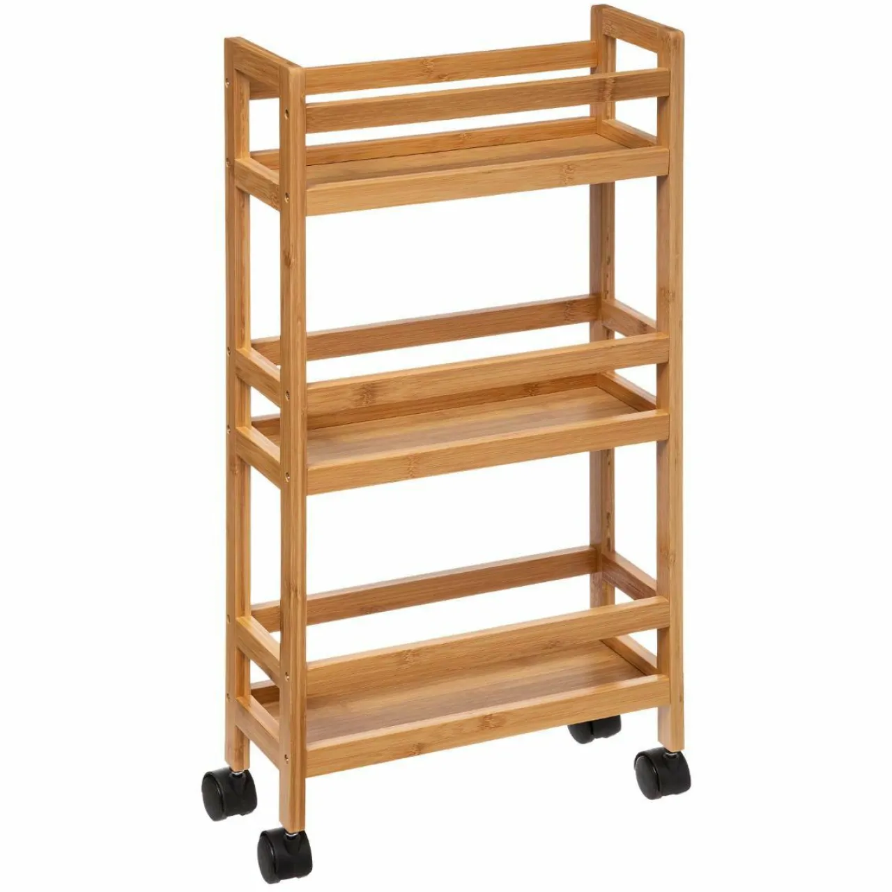 Desserte, Meuble|ATMOSPHERA Desserte 3 niveaux bambou (H74,5 cm) Pia Naturel