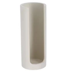 Accessoire Salle De Bain|TENDANCE Distributeur à cotons (H17 cm) Japandi Beige