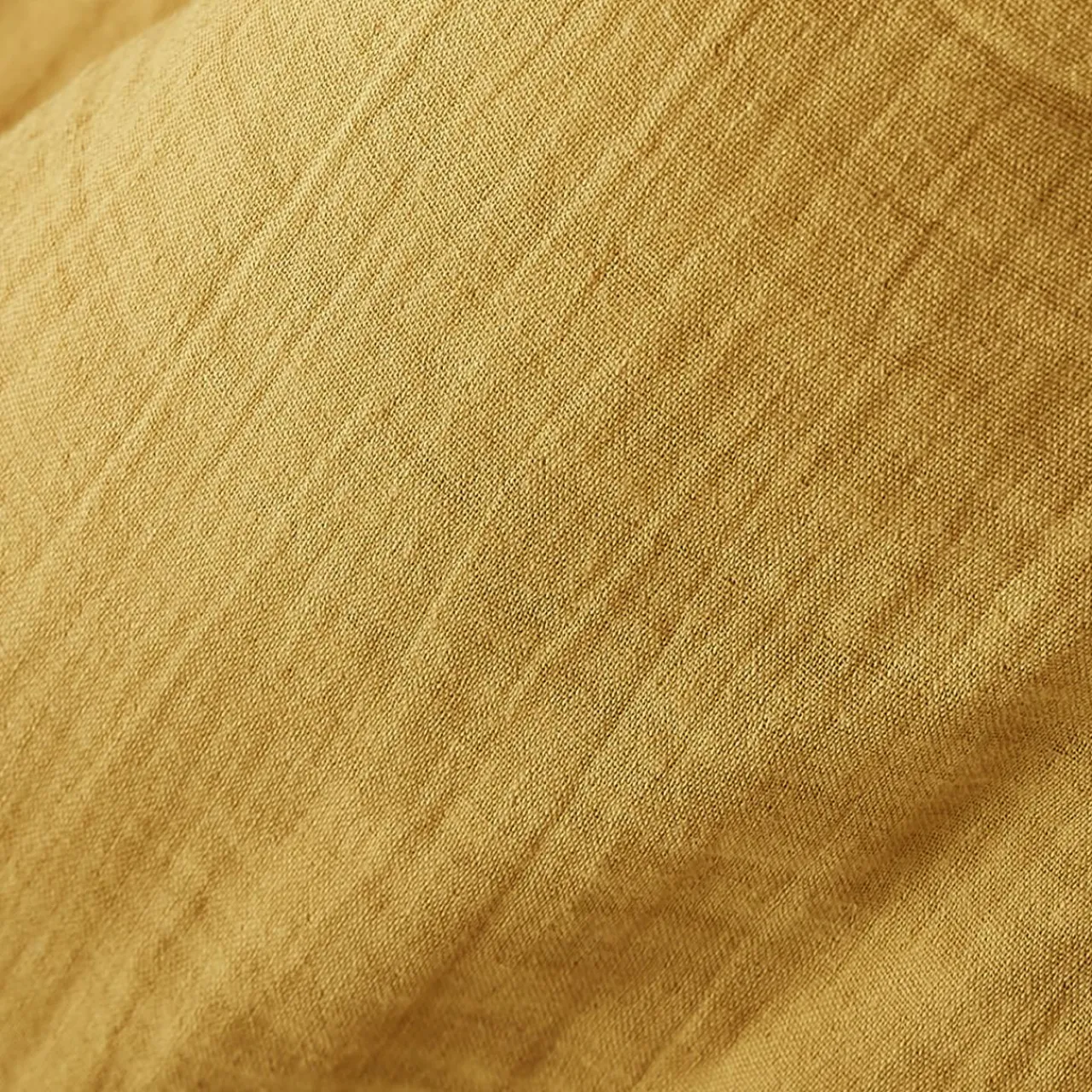 Drap Housse|EMINZA Drap housse gaze de coton (180 x 200 cm) Gaïa Jaune safran