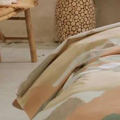 Drap Plat|TRADI LINGE Drap plat percale de coton (240 x 310 cm) Land Craie Beige