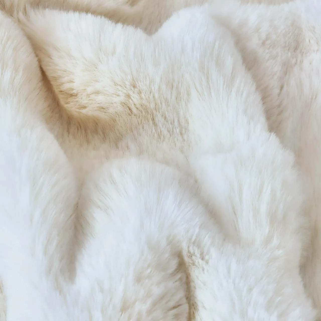 Couvre-Lit Et Édredon|EMINZA Edredon fausse fourrure (90 x 220 cm) Toronto Ivoire