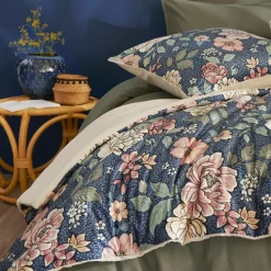 Couvre-Lit Et Édredon|EMINZA Edredon velours (90 x 220 cm) Dolores Rose