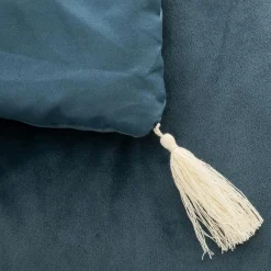 Couvre-Lit Et Édredon|ATMOSPHERA Edredon velours (80 x 180 cm) Slow Bleu