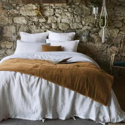 Couvre-Lit Et Édredon|EMINZA Edredon velours de coton (90 x 200 cm) Victor Camel