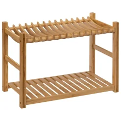 Egouttoir, Planche À Découper|5 Five Simply Smart Egouttoir en bambou 2 niveaux (53 x 24 cm) Siao Naturel Bois