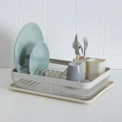 Egouttoir, Planche À Découper|5 Five Simply Smart Egouttoir vaisselle en métal (43 x H13 cm) Mayaj Beige