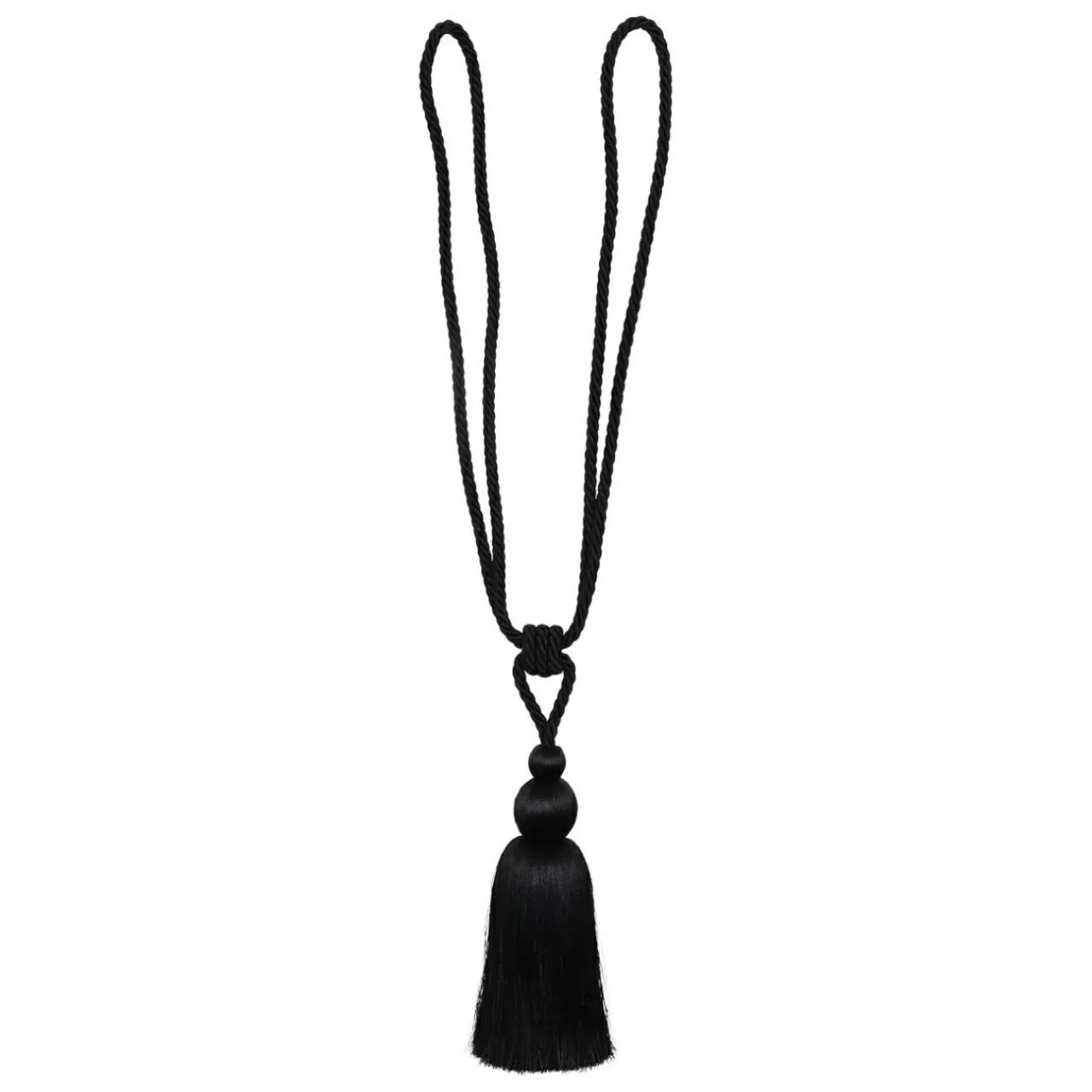 Embrasse, Pince Et Anneaux|LUANCE Embrasse rideau (80 cm) Napoléon e Noir