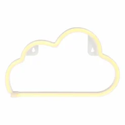 Toile, Cadre, Déco Murale|OSTARIA Enseigne lumineuse néon à piles (H18,7 cm) Nuage Blanc