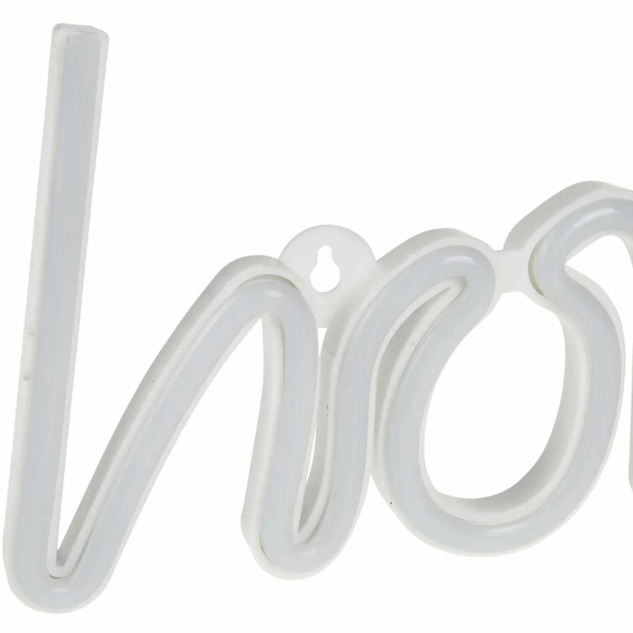 Guirlande Et Déco Lumineuse|Toile, Cadre, Déco Murale|OSTARIA Enseigne lumineuse néon à piles (H13 cm) Home Blanc