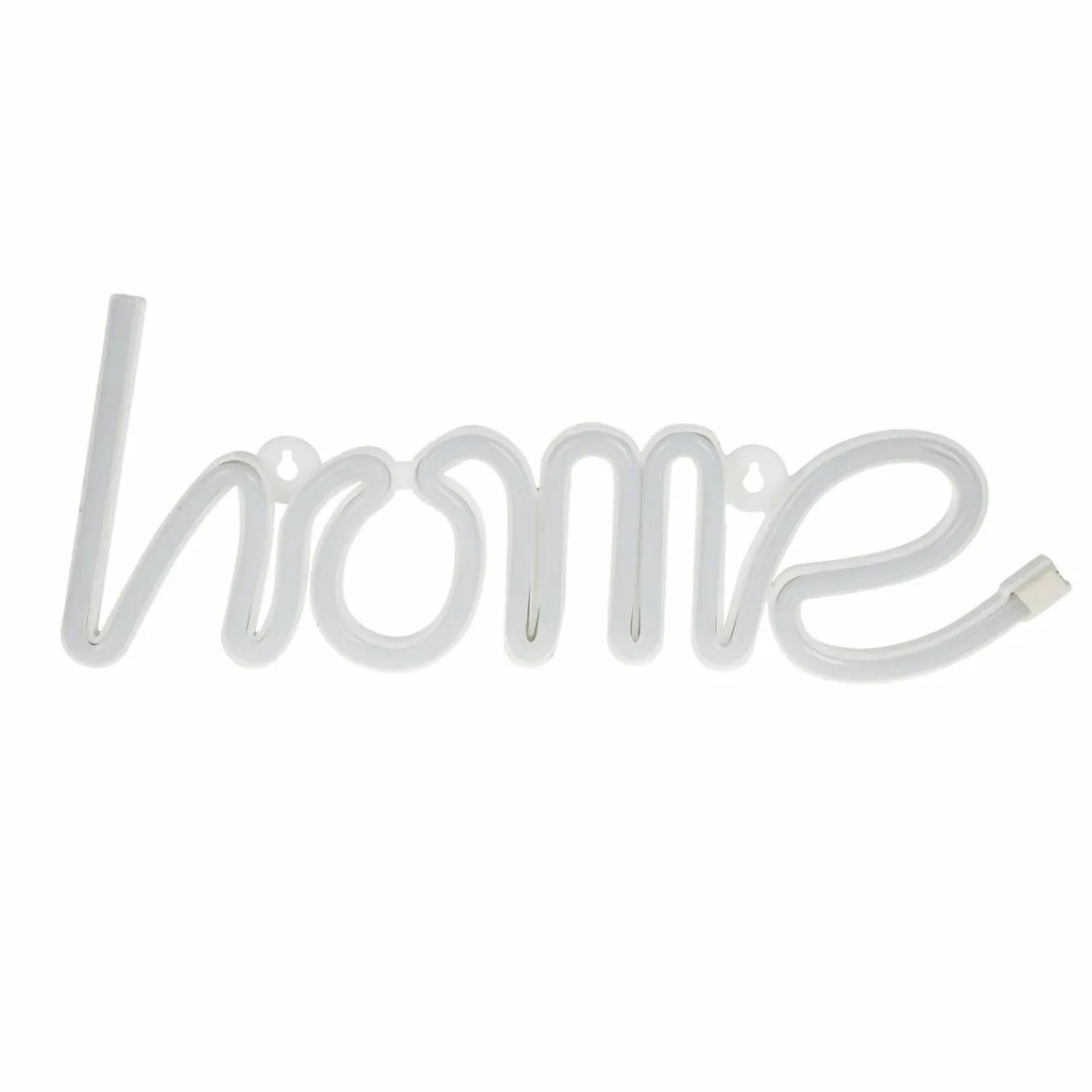 Guirlande Et Déco Lumineuse|Toile, Cadre, Déco Murale|OSTARIA Enseigne lumineuse néon à piles (H13 cm) Home Blanc