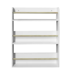 Petit Meuble Enfant|EMINZA Etagère murale enfant bois 3 niveaux (H80 cm) Zoa he Blanc