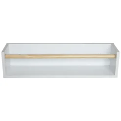 Petit Meuble Enfant|EMINZA Etagère murale enfant bois 1 niveau (H12 cm) Zoa he Blanc