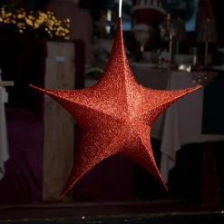 Déco Et Objet De Noël|KAEMINGK Etoile de Noël à suspendre (D80 cm) Christmas Rouge