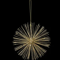 Décoration De Sapin|Feeric Lights & Christmas Etoile de Noël à suspendre (H15 cm) Galaxy pailletée Or