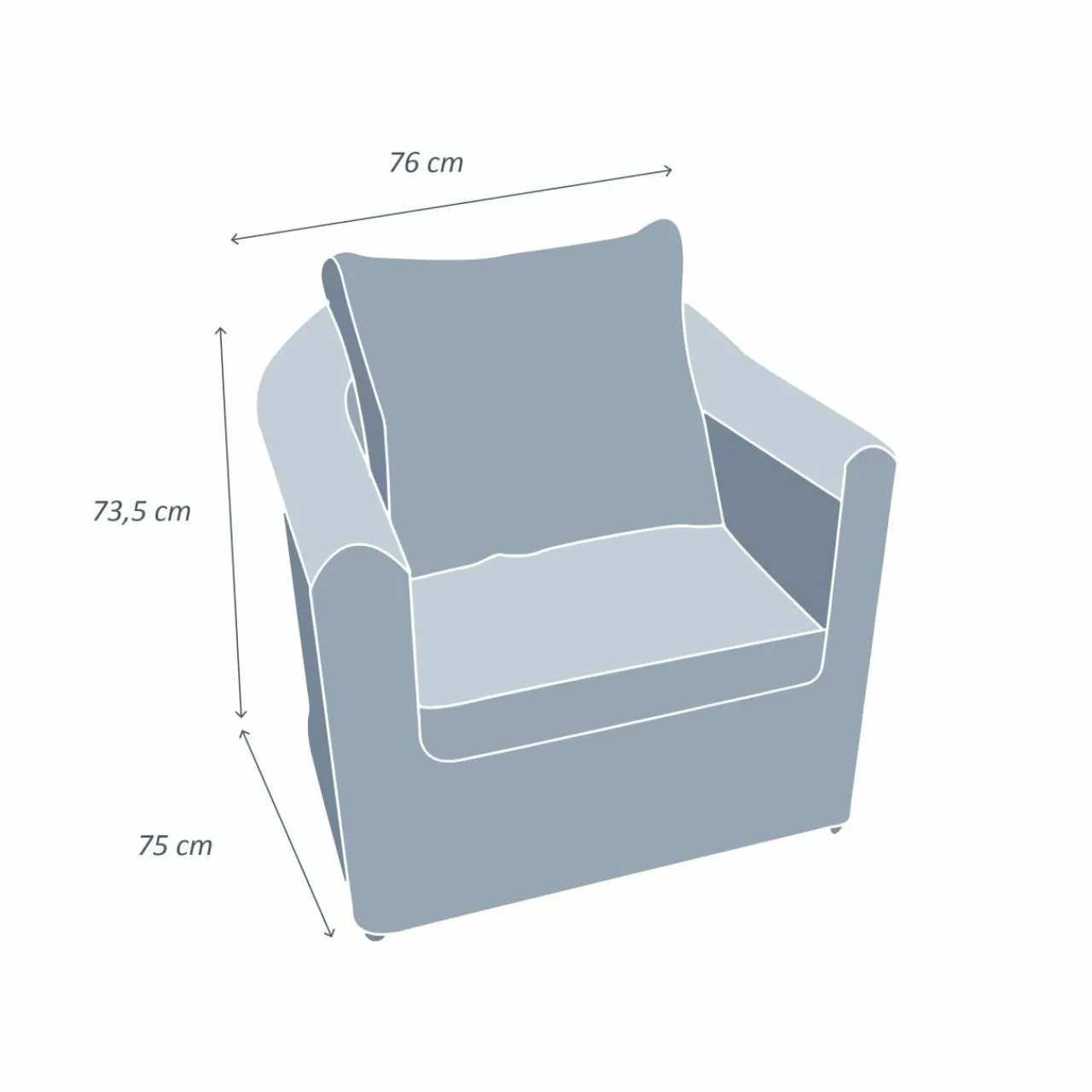 Fauteuil Détente|Canapé, Fauteuil Et Table Basse|MOBELLIA Fauteuil de jardin en résine tressée Calvi Gris clair Tressé Gris - Gris clair