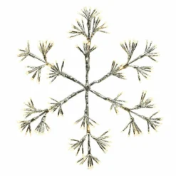 Déco Et Objet De Noël|Déco Et Objet Lumineux|KAEMINGK Flocon de Noël lumineux 192 LED (H48 cm) Flash Blanc chaud