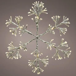 Déco Et Objet De Noël|Déco Et Objet Lumineux|KAEMINGK Flocon de Noël lumineux 336 LED (H78 cm) Flash Blanc chaud