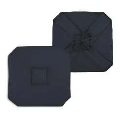 Galette De Chaise|STOF Galette de chaise carrée à rabats (40 x 40 cm) Béa Charbon Noir