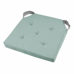 Galette De Chaise|LOVELY CASA Galette de chaise carrée scratch (38 x 38 cm) Duo Vert Jade