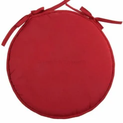 Galette De Chaise|STOF Galette de chaise ronde (40 cm) Nelson Rouge