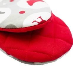 Accessoire Cuisine|douceur d'intu017drieur Gant de cuisine (24.5 x 14.5 cm) Suzette Rouge