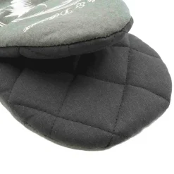 Accessoire Cuisine|douceur d'intu017drieur Gant de cuisine coton (24.5 x 14.5 cm) Grand Chef Gris