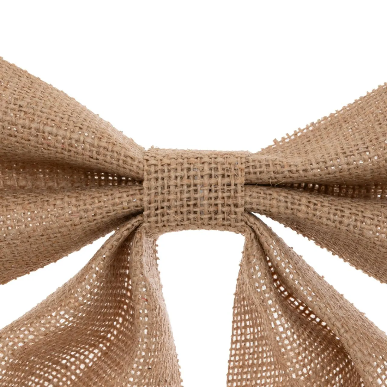 Décoration De Sapin|JJA Grand nœud de Noël en jute (H28 cm) Sublimissime Naturel