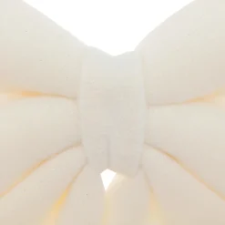 Personnage, Objet Grand Format|Décoration De Sapin|JJA Grand nœud de Noël en laine (H43 cm) Prestige Blanc