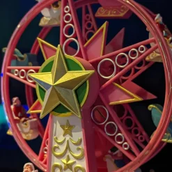 Village De Noël Lumineux|KAEMINGK Grande roue lumineuse et musicale à piles Féery Multicolore