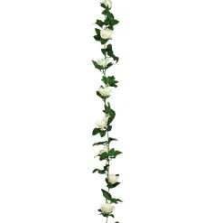 Plante Artificielle|Atmosphera, cru017dateur d'intu017drieur Guirlande artificielle rose (230 cm) Naki he Blanc