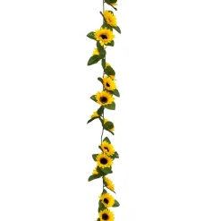Plante Artificielle|Atmosphera, cru017dateur d'intu017drieur Guirlande artificielle tournesol (180 cm) Naki Jaune
