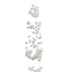 Guirlande De Sapin|KAEMINGK Guirlande de boules de neige (135 cm) Porta grande he Blanc