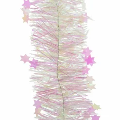 Guirlande De Sapin|KAEMINGK Guirlande de Noël (270 cm) Etoilée Blanc irisé