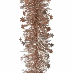 Guirlande De Sapin|KAEMINGK Guirlande de Noël (D9 cm) étoilée Alpine Rose pétillant