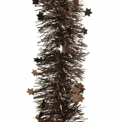 Guirlande De Sapin|KAEMINGK Guirlande de Noël (D10 cm) étoilée Alpine Marron foncé