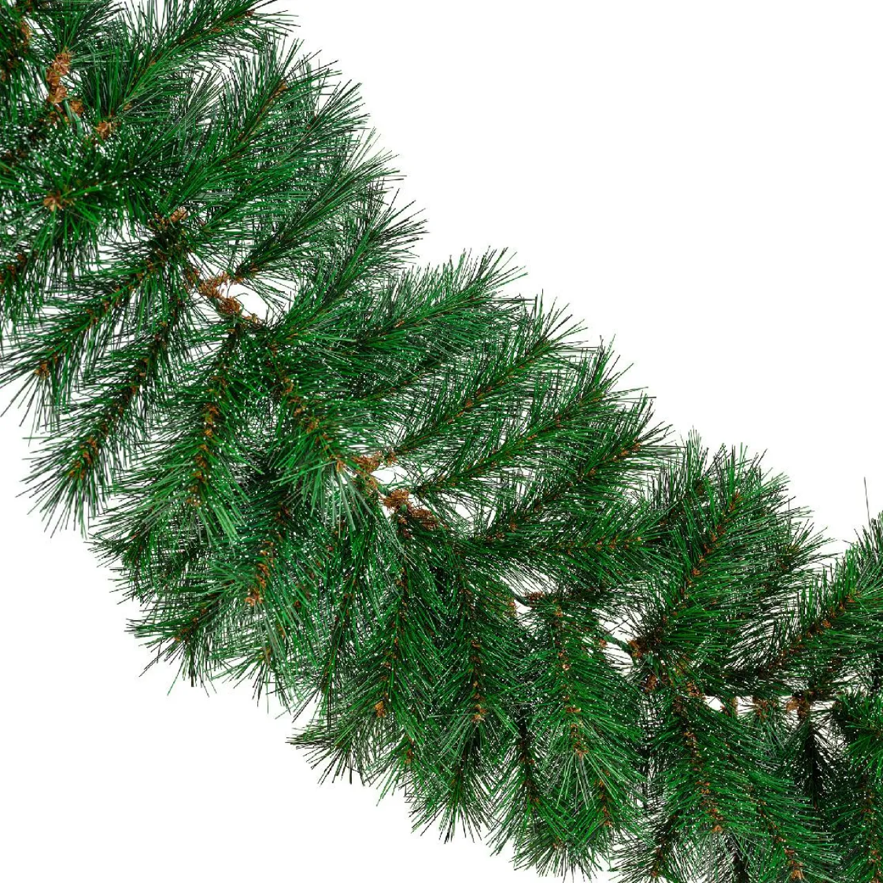 Sapin Grande Taille|Guirlande En Sapin Artificiel|KAEMINGK Guirlande de sapin (270 cm - D20) Arapahoe Vert perlé Sapin vert