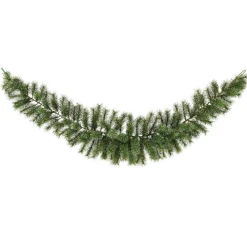 Guirlande En Sapin Artificiel|KAEMINGK Guirlande de sapin (180 cm - D33) Stockholm Vert finition perlée Sapin vert