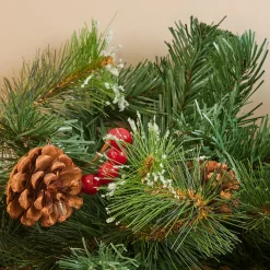 Guirlande En Sapin Artificiel|KAEMINGK Guirlande de sapin (180 cm - D31) Ipswich Vert enneigé Sapin enneigé