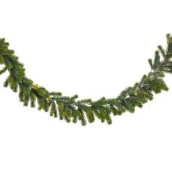 Guirlande En Sapin Artificiel|EMINZA Guirlande de sapin lumineuse 50 Led (270 cm - D30) Manitoba Blanc chaud Sapin vert lumineux