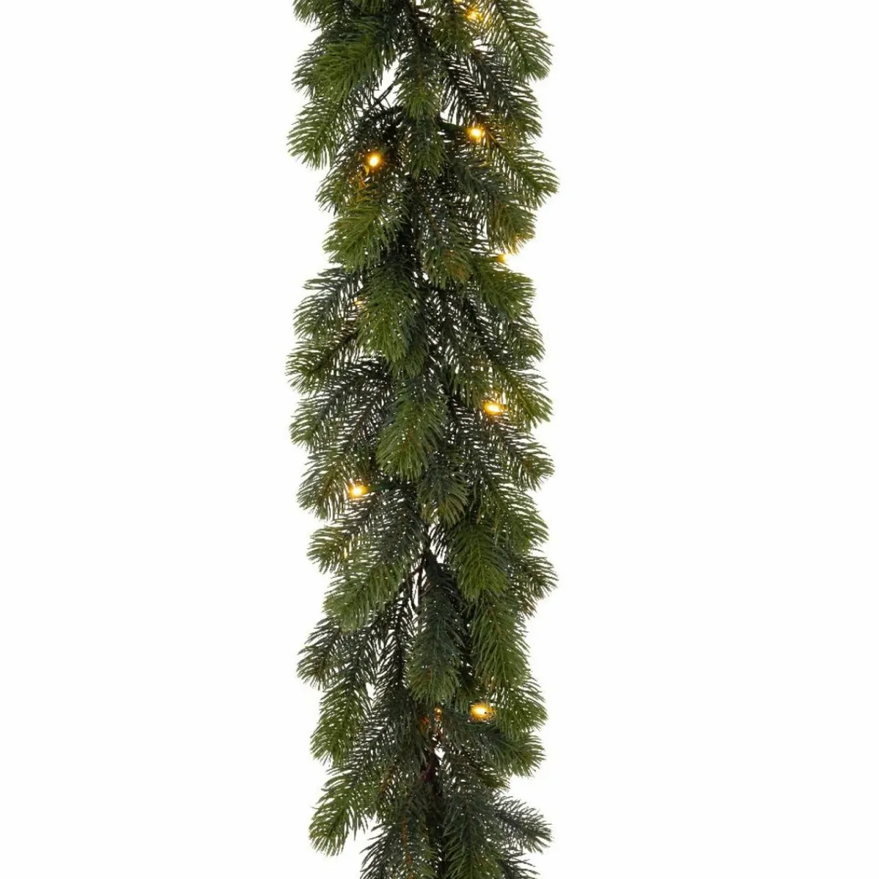 Guirlande En Sapin Artificiel|EMINZA Guirlande de sapin lumineuse 35 LED (180 cm) Winnipeg Vert et Blanc chaud Sapin vert lumineux