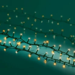 Guirlande Lumineuse Grand Format|Guirlande Lumineuse|KAEMINGK Guirlande lumineuse 34 m 1500 LED câble vert Luxe Blanc chaud et chaud doré Bicolore Blanc chaud / Chaud doré - câble vert